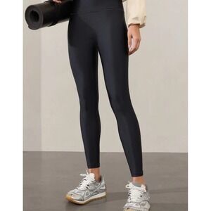 Athleta‎ Elation Ultra High Rise Tight Black Shimmer size Extra Small XS 7/8